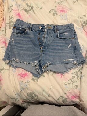AGOLDE Parker denim shorts